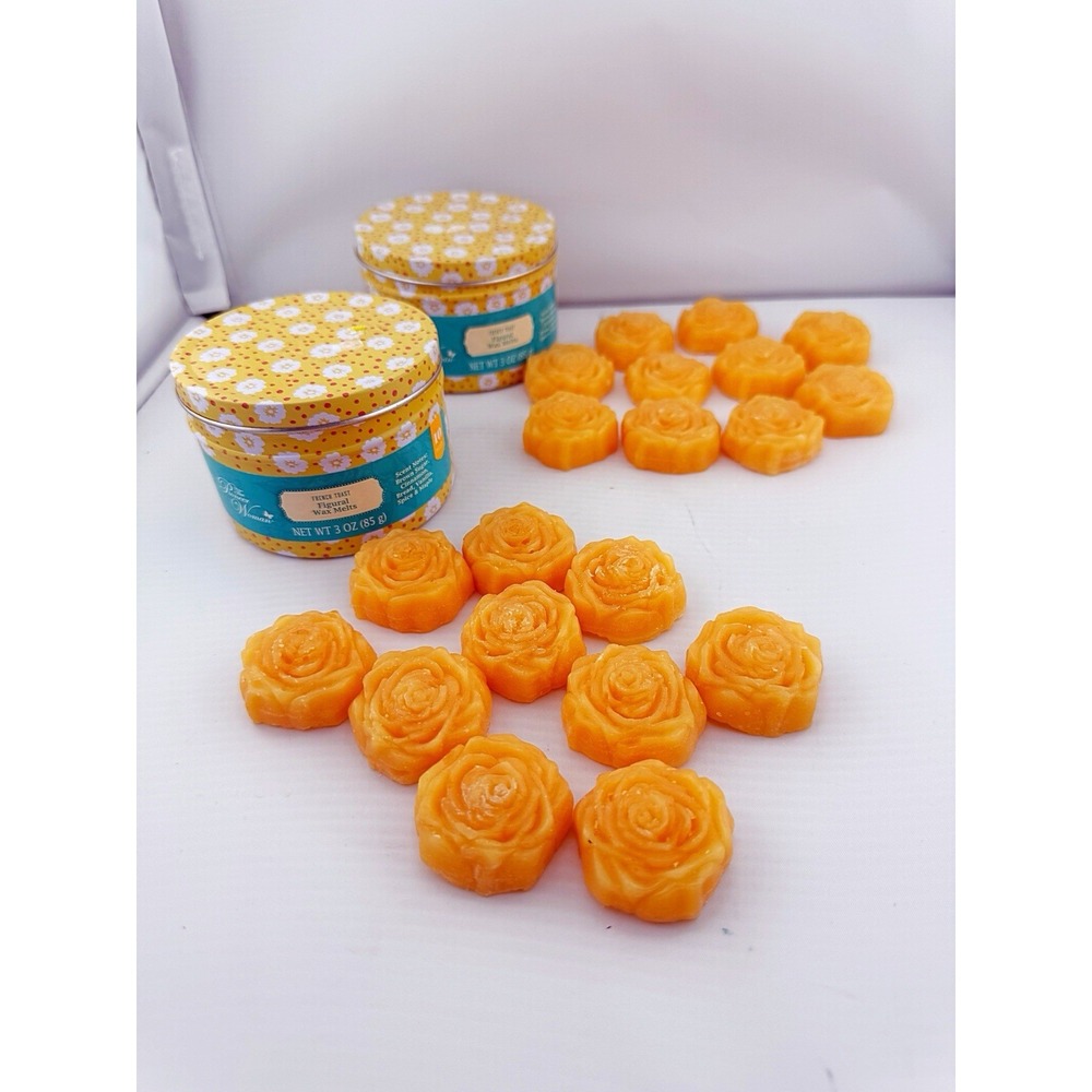 Pioneer Woman French Toast Figural Rose Wax Melts. Includes 2 Cans, 3 Oz Each